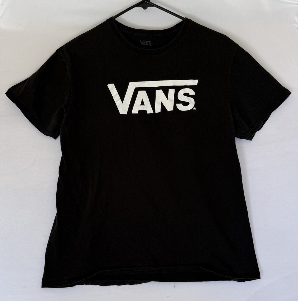 Vans Classic Logo T-Shirt Black Large A216